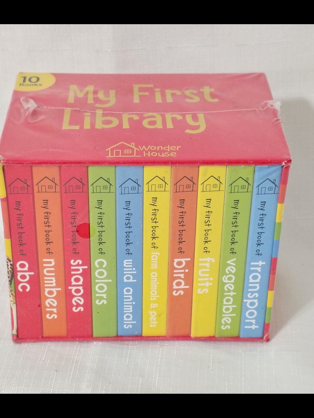 My First Library 10-Book Set - Bright Multicolor Board Books By Wonder House